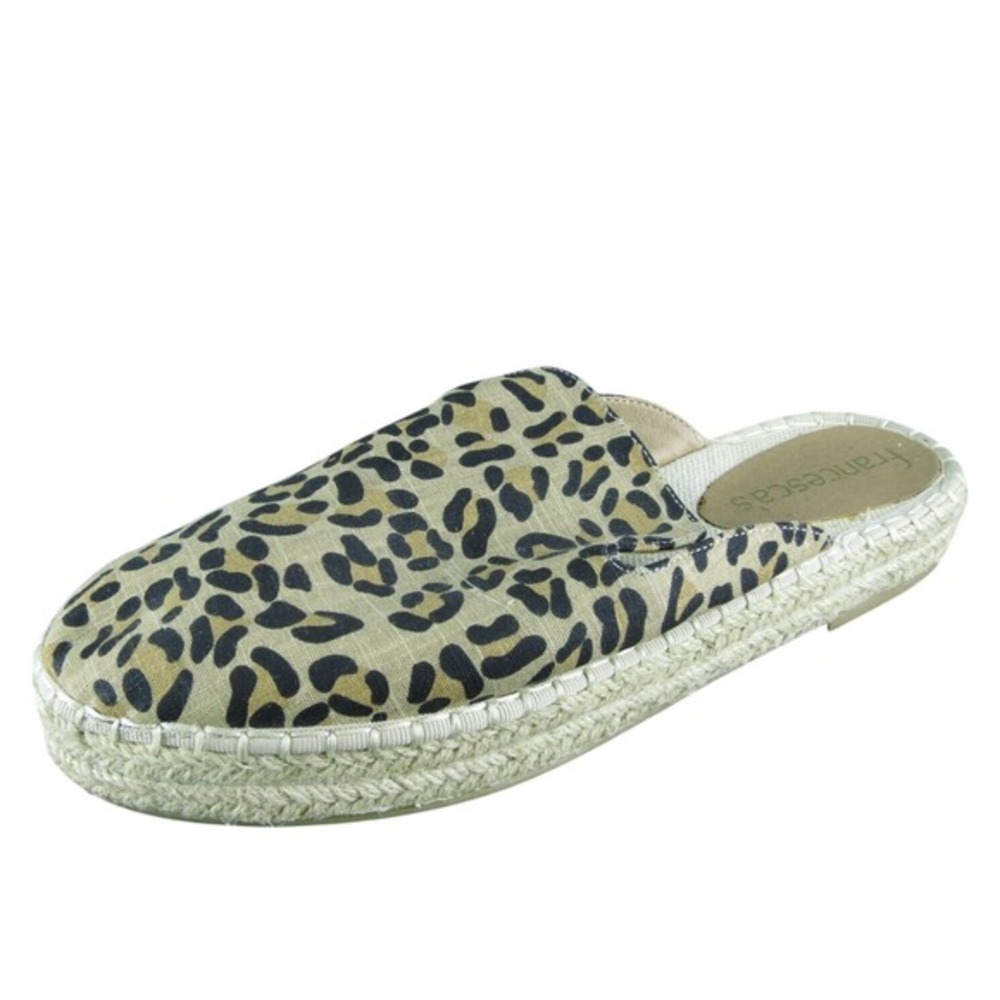 Francesca Women's Espadrille Mule Brown Textile Size 8M Gently Used 2025